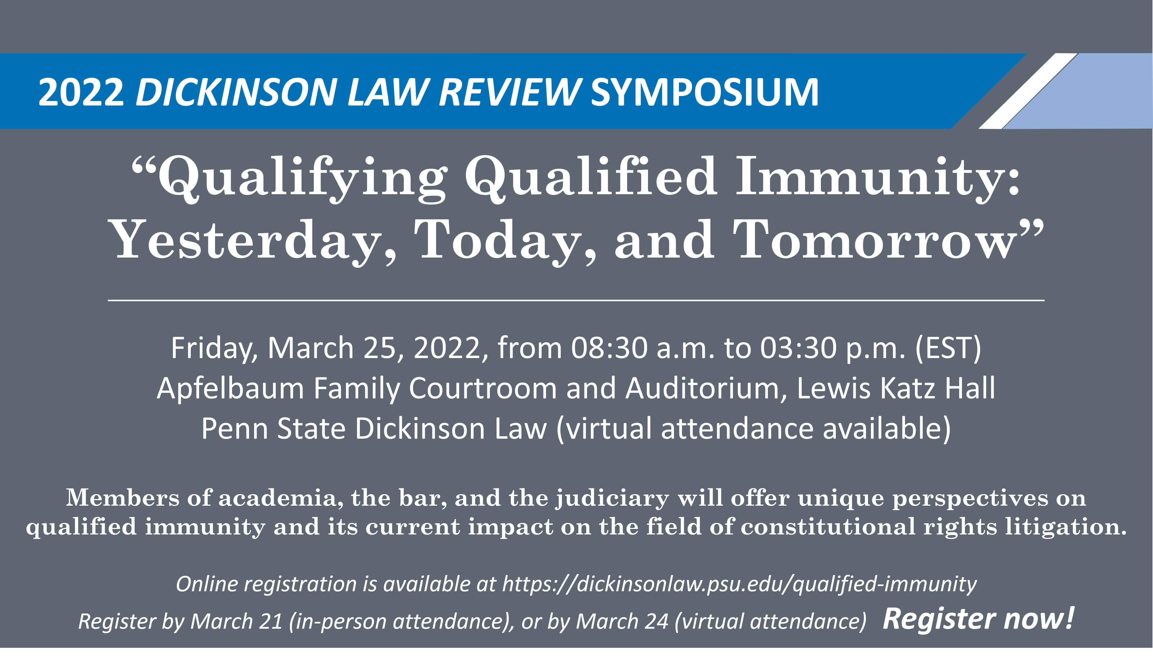 Dickinson Law Review Symposium